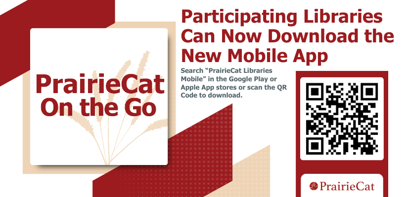 PrairieCat Libraries Mobile App QR code 