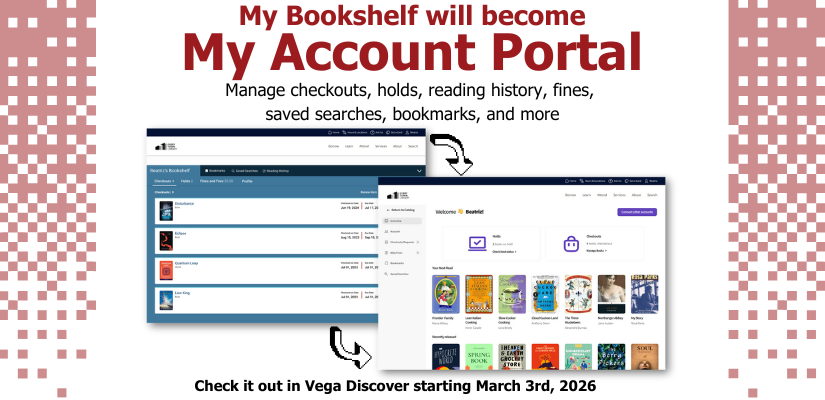 Vega Discover My Account Portal Announcement